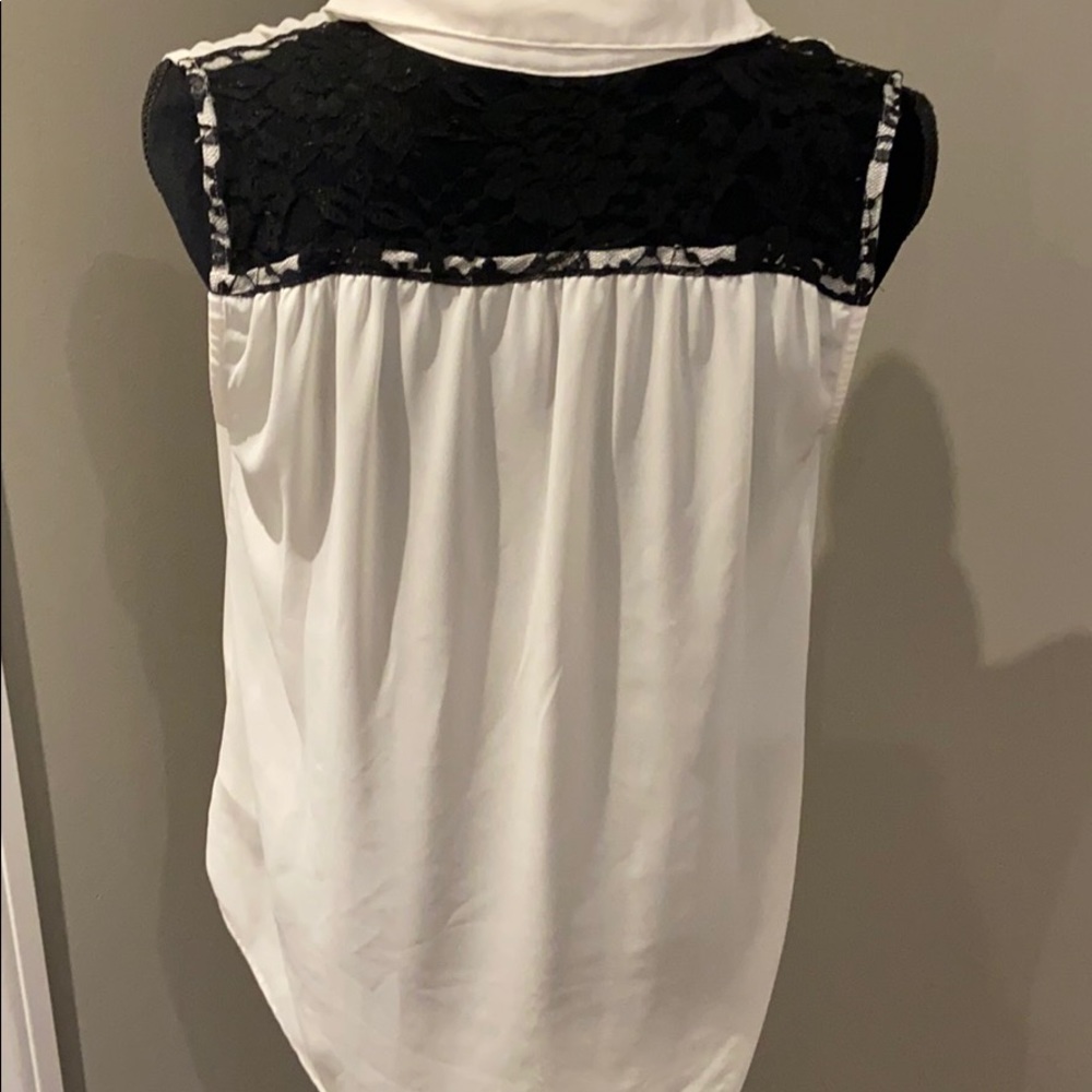 Lacey back blouse